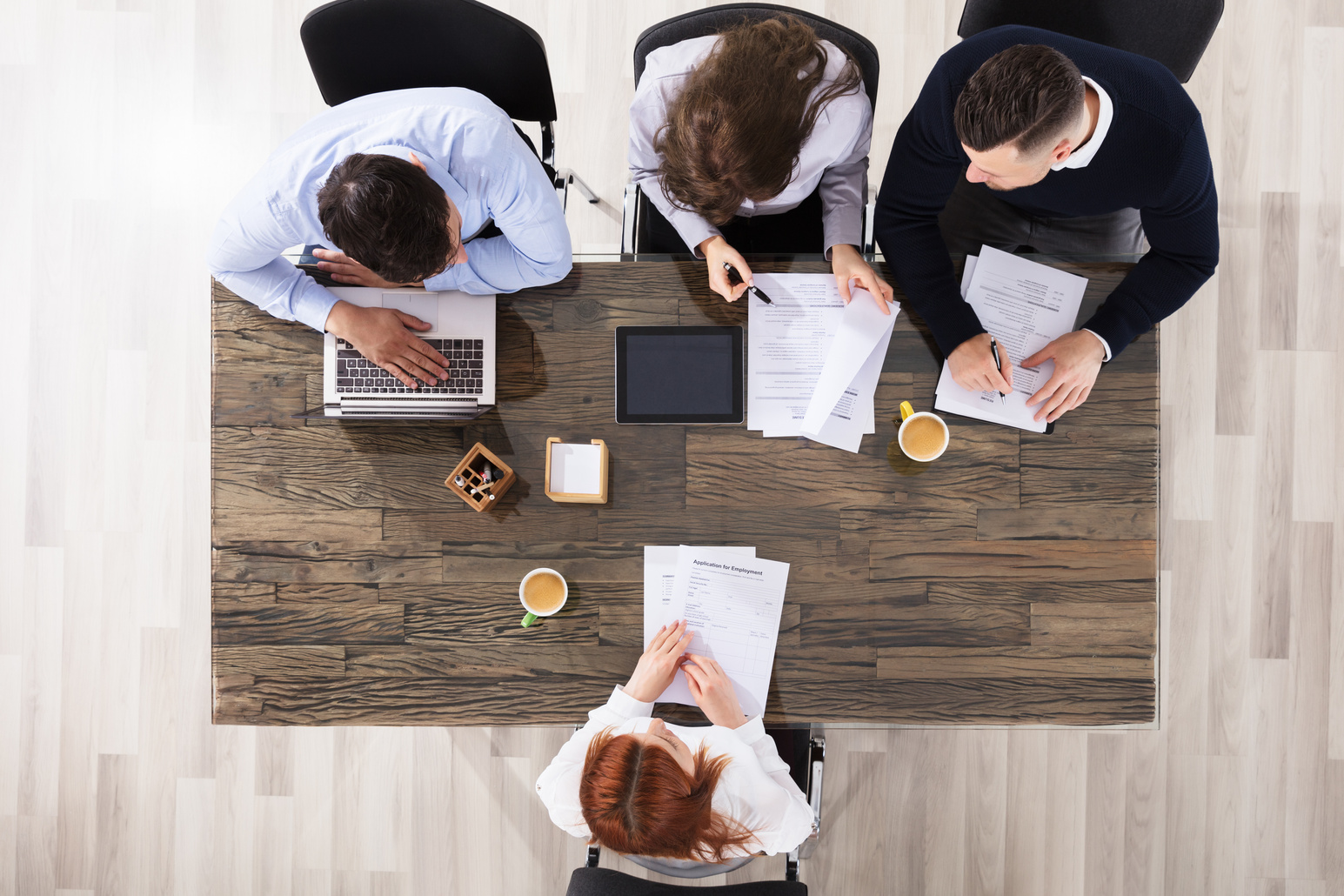 Job Applicants Having Interview